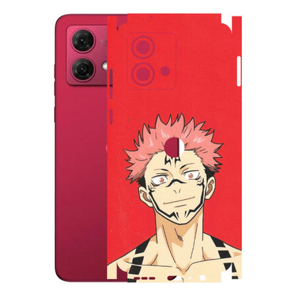 Motorola Phone Skins (All Models) - Ryomen Sukuna Fun Anime - Matte Finish (M-153) Motorola G84 (5G)
