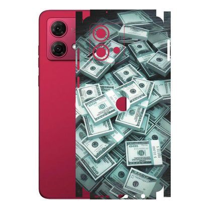 Motorola Phone Skins (All Models) - Hundred Dollar Bill - Matte Finish (M-162) Motorola G84 (5G)