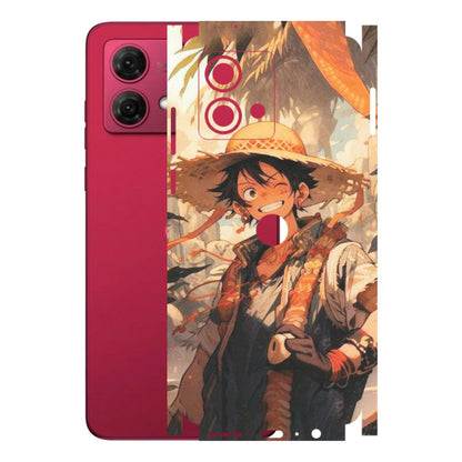 Motorola Phone Skins (All Models) - Anime Character Smile - Matte Finish (M-33) Motorola G84 (5G)