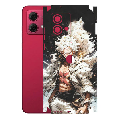 Motorola Phone Skins (All Models) - Anime Angry Classy Character - Matte Finish (M-34) Motorola G84 (5G)