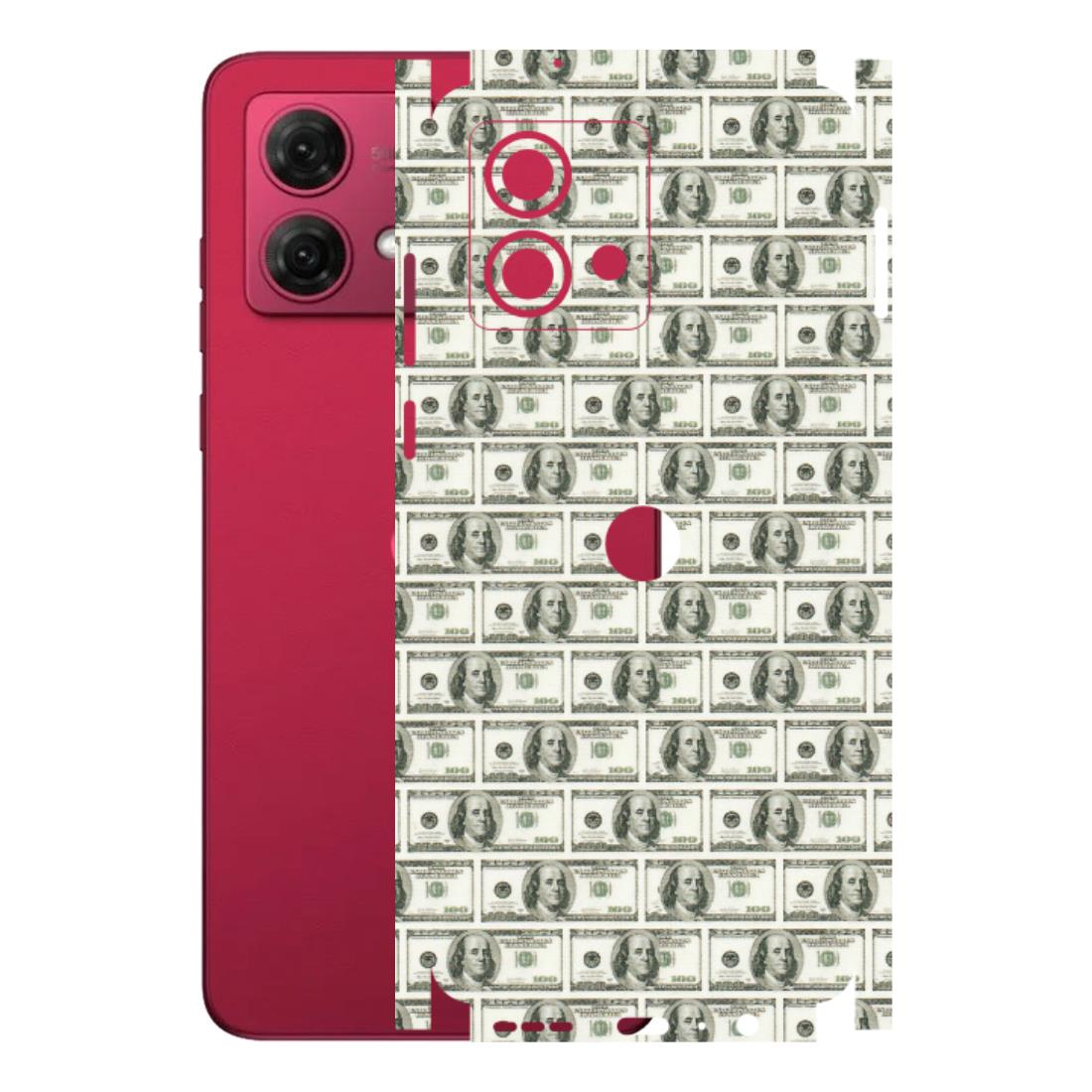 Motorola Phone Skins (All Models) - I Love Dollars - Matte Finish (M-40) Motorola G84 (5G)