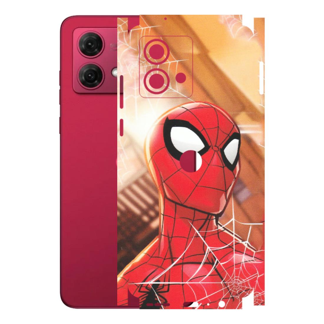 Motorola Phone Skins (All Models) - Spiderman Face New - Matte Finish (M-41) Motorola G84 (5G)