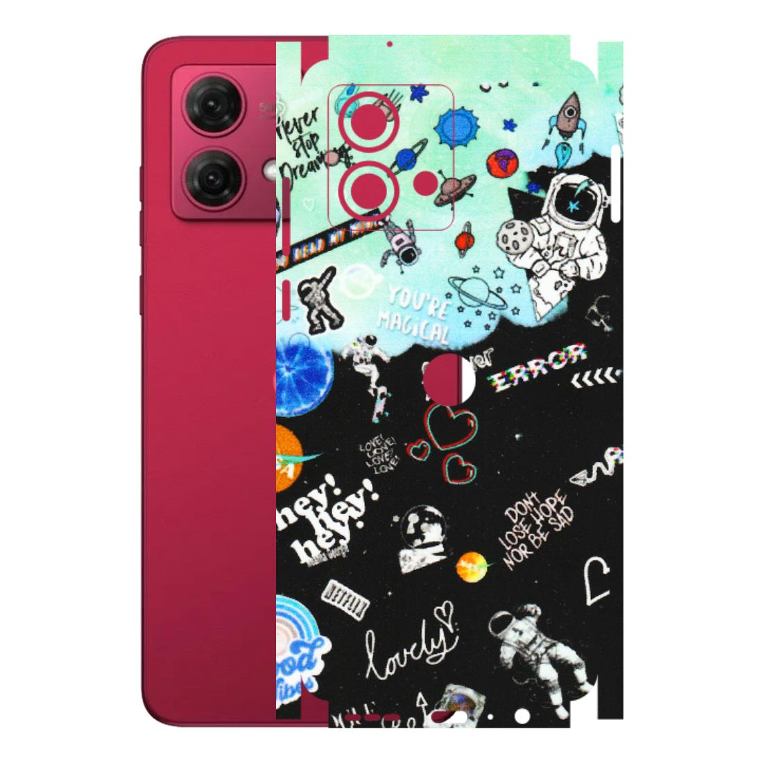 Motorola Phone Skins (All Models) - Living In A Space Dream - Matte Finish (M-46) Motorola G84 (5G)