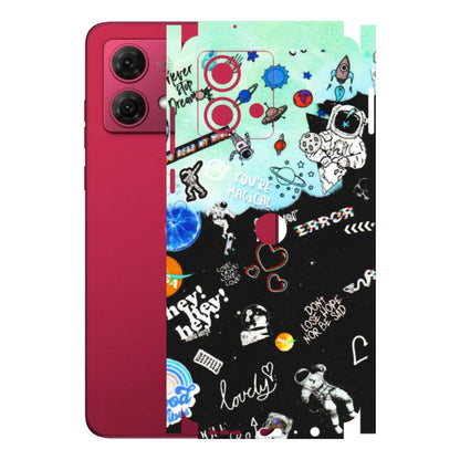Motorola Phone Skins (All Models) - Living In A Space Dream - Matte Finish (M-46) Motorola G84 (5G)