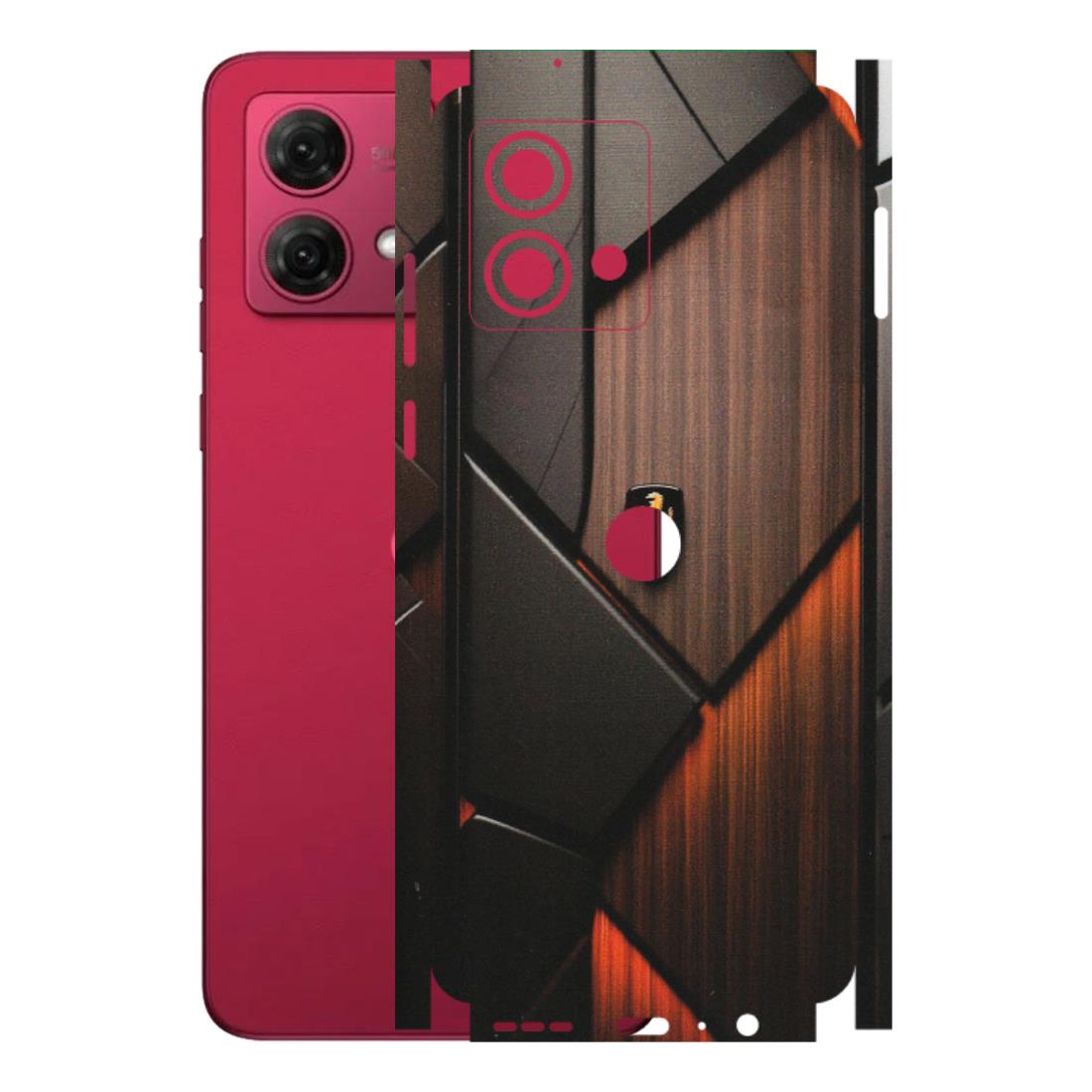 Motorola Phone Skins (All Models) - Lambo Beauty Wood Pattern Sober - Matte Finish (M-51) Motorola G84 (5G)