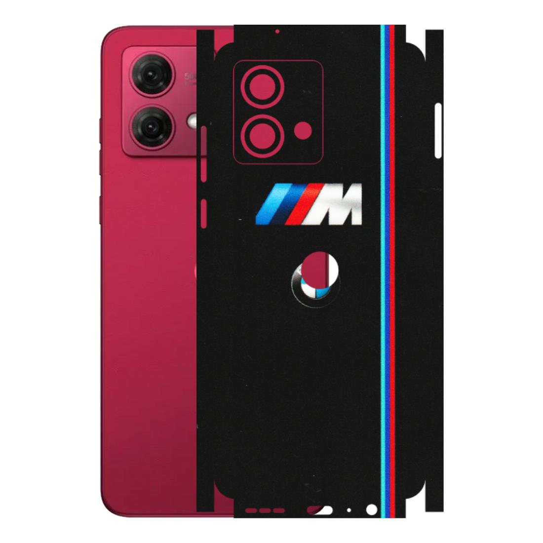 Motorola Phone Skins (All Models) - Styling With Black BMW - Matte Finish (M-74) Motorola G84 (5G)
