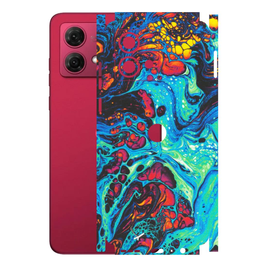 Motorola Phone Skins (All Models) - Majestic Galactic Marbel - Matte Finish (M-85) Motorola G84 (5G)