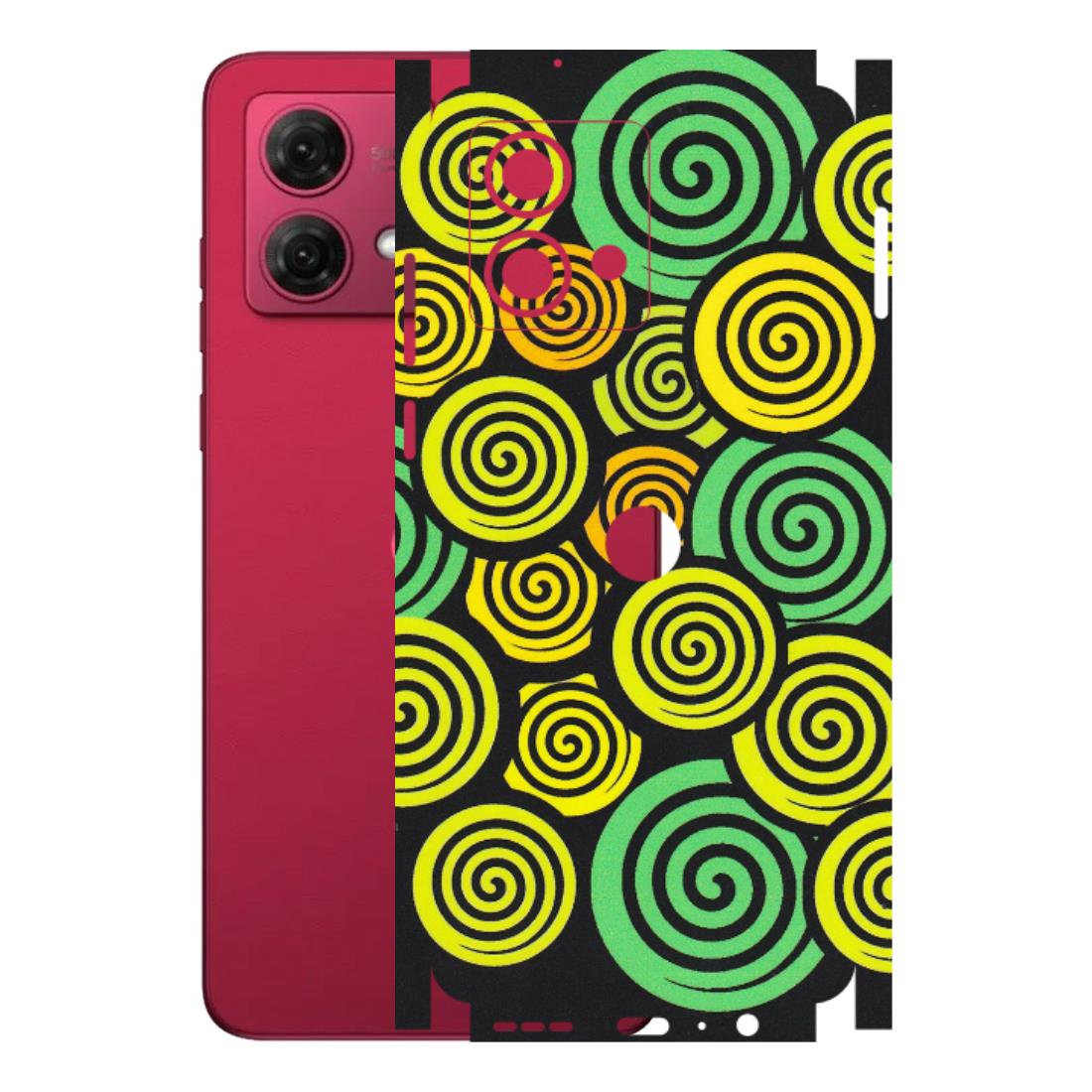 Motorola Phone Skins (All Models) - Crazy Spiral - Matte Finish (M-91) Motorola G84 (5G)