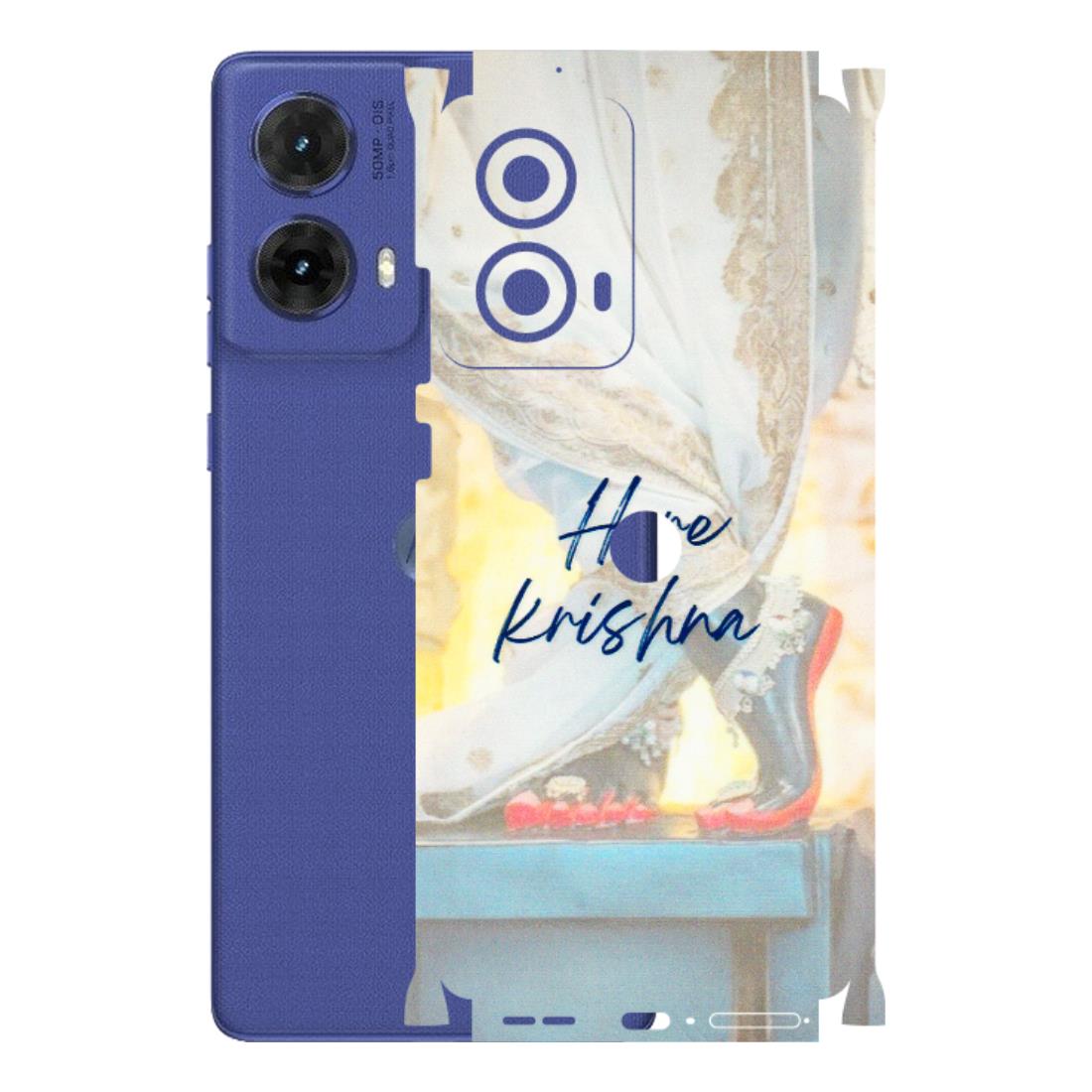 Motorola Phone Skins (All Models) - Hare Krishna - 3D Embossed Finish (L-03) Motorola G85 (5G)