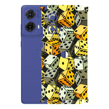 Motorola Phone Skins (All Models) - Dices Of Life - 3D Embossed Finish (L-04) Motorola G85 (5G)