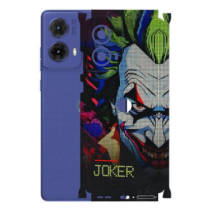 Motorola Phone Skins (All Models) - Joker Dot Matrix - 3D Embossed Finish (L-08) Motorola G85 (5G)