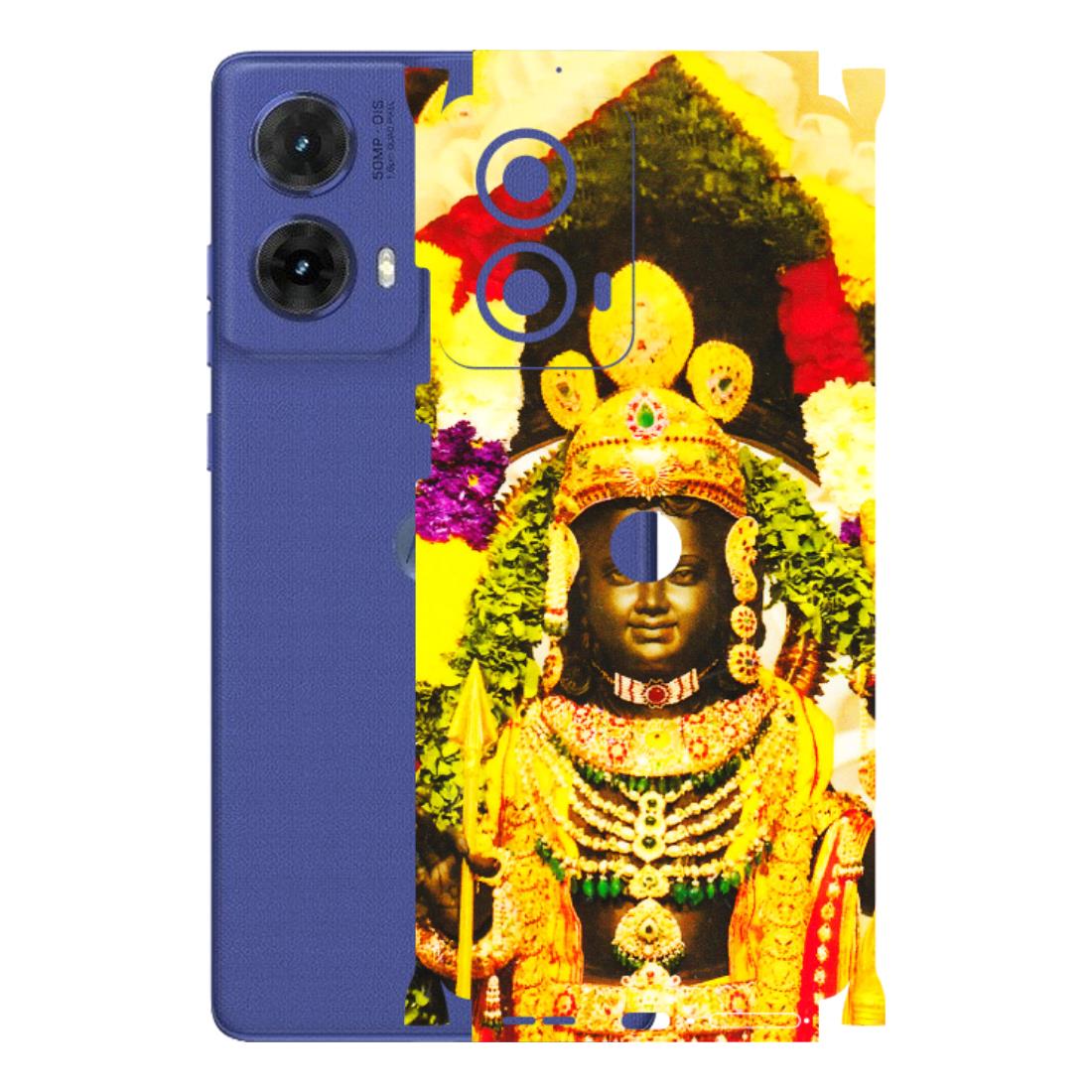 Motorola Phone Skins (All Models) - Ram Lalla Ayodhya - 3D Embossed Finish (L-103) Motorola G85 (5G)