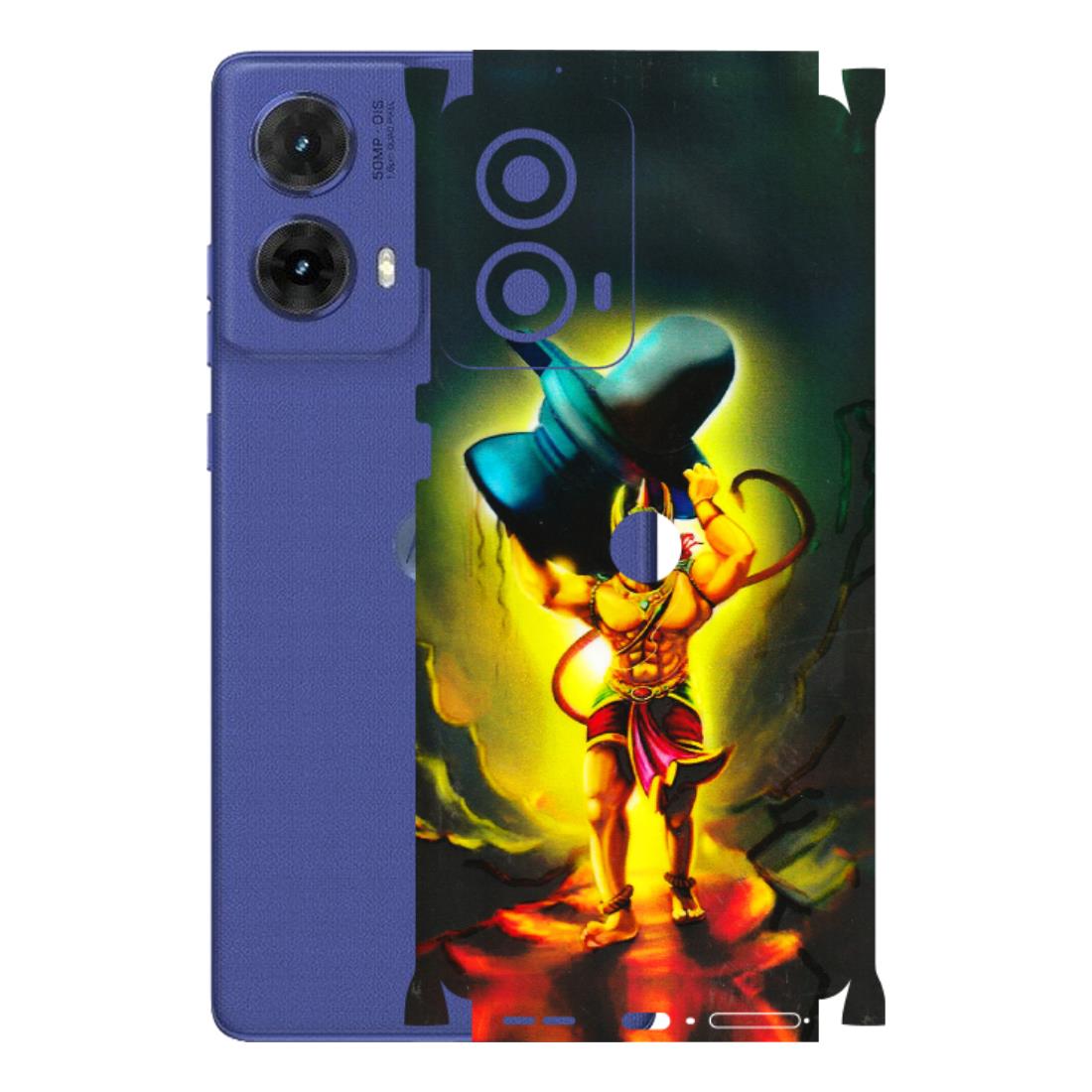 Motorola Phone Skins (All Models) - Hanuman Ji - 3D Embossed Finish (L-128) Motorola G85 (5G)