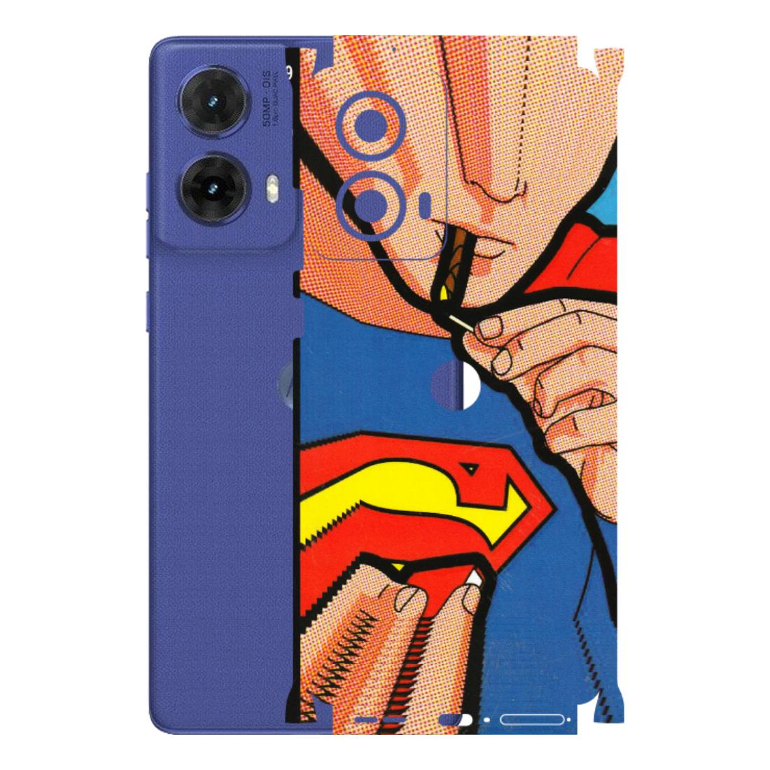 Motorola Phone Skins (All Models) - Superman Sutta - 3D Embossed Finish (L-130) Motorola G85 (5G)