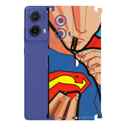 Motorola Phone Skins (All Models) - Superman Sutta - 3D Embossed Finish (L-130) Motorola G85 (5G)