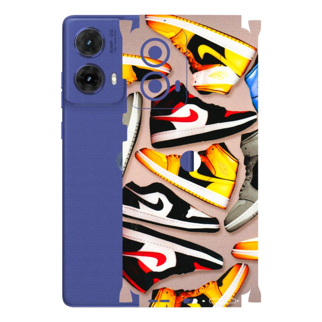Motorola Phone Skins (All Models) - Sneaker Lover - 3D Embossed Finish (L-135) Motorola G85 (5G)
