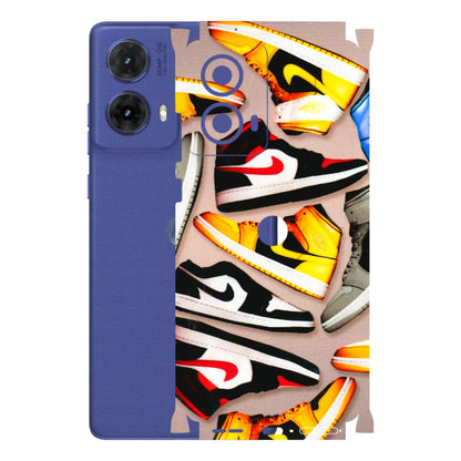 Motorola Phone Skins (All Models) - Sneaker Lover - 3D Embossed Finish (L-135) Motorola G85 (5G)