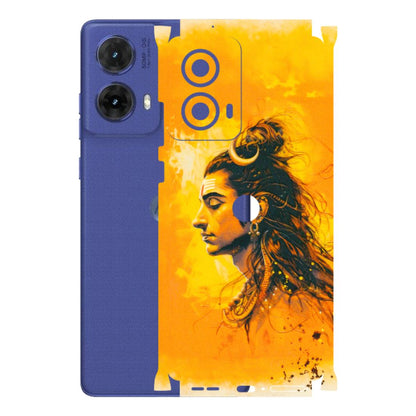 Motorola Phone Skins (All Models) - Shiv Shakti - 3D Embossed Finish (L-14) Motorola G85 (5G)