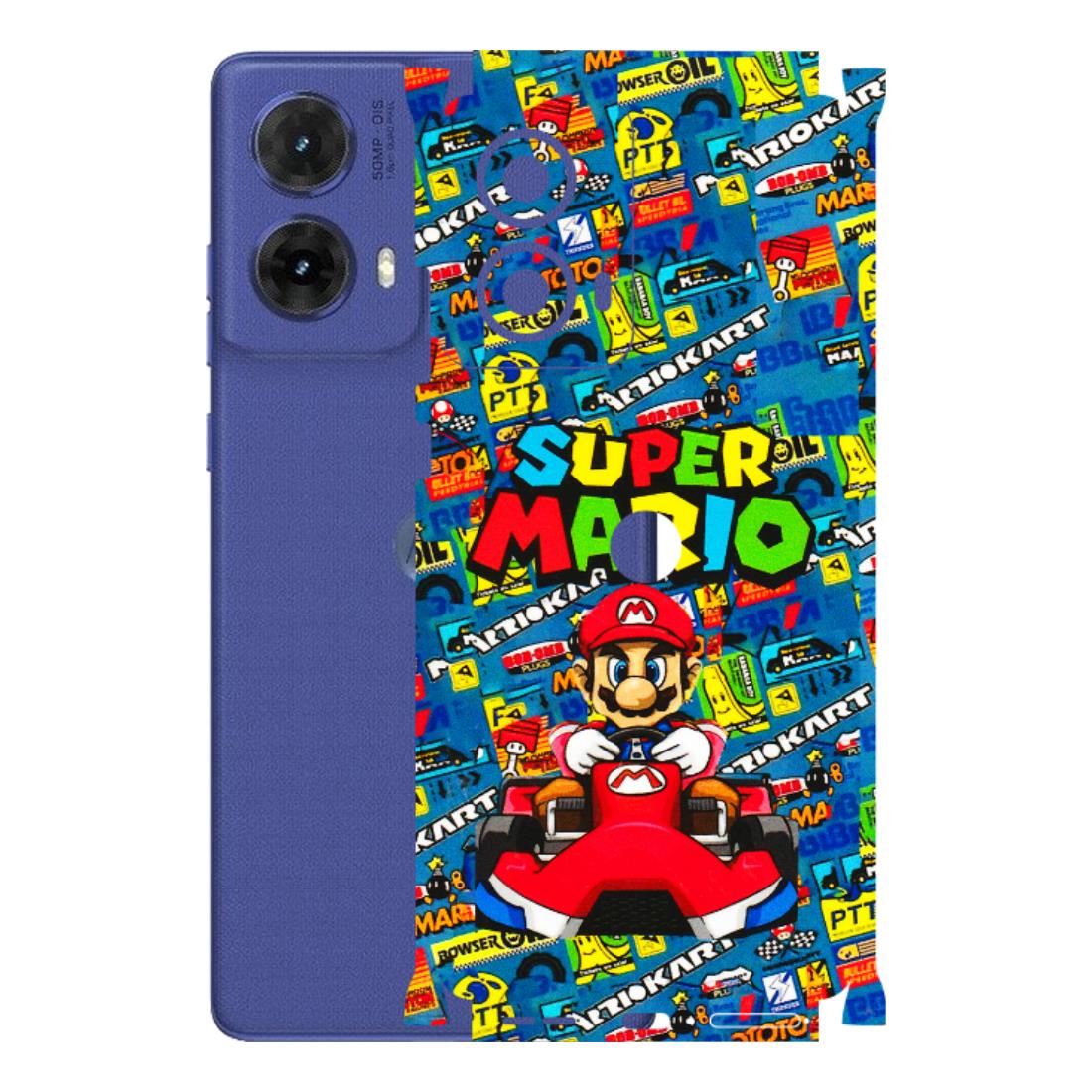 Motorola Phone Skins (All Models) - Super Mario Kart - 3D Embossed Finish (L-140) Motorola G85 (5G)