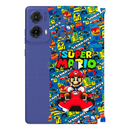 Motorola Phone Skins (All Models) - Super Mario Kart - 3D Embossed Finish (L-140) Motorola G85 (5G)