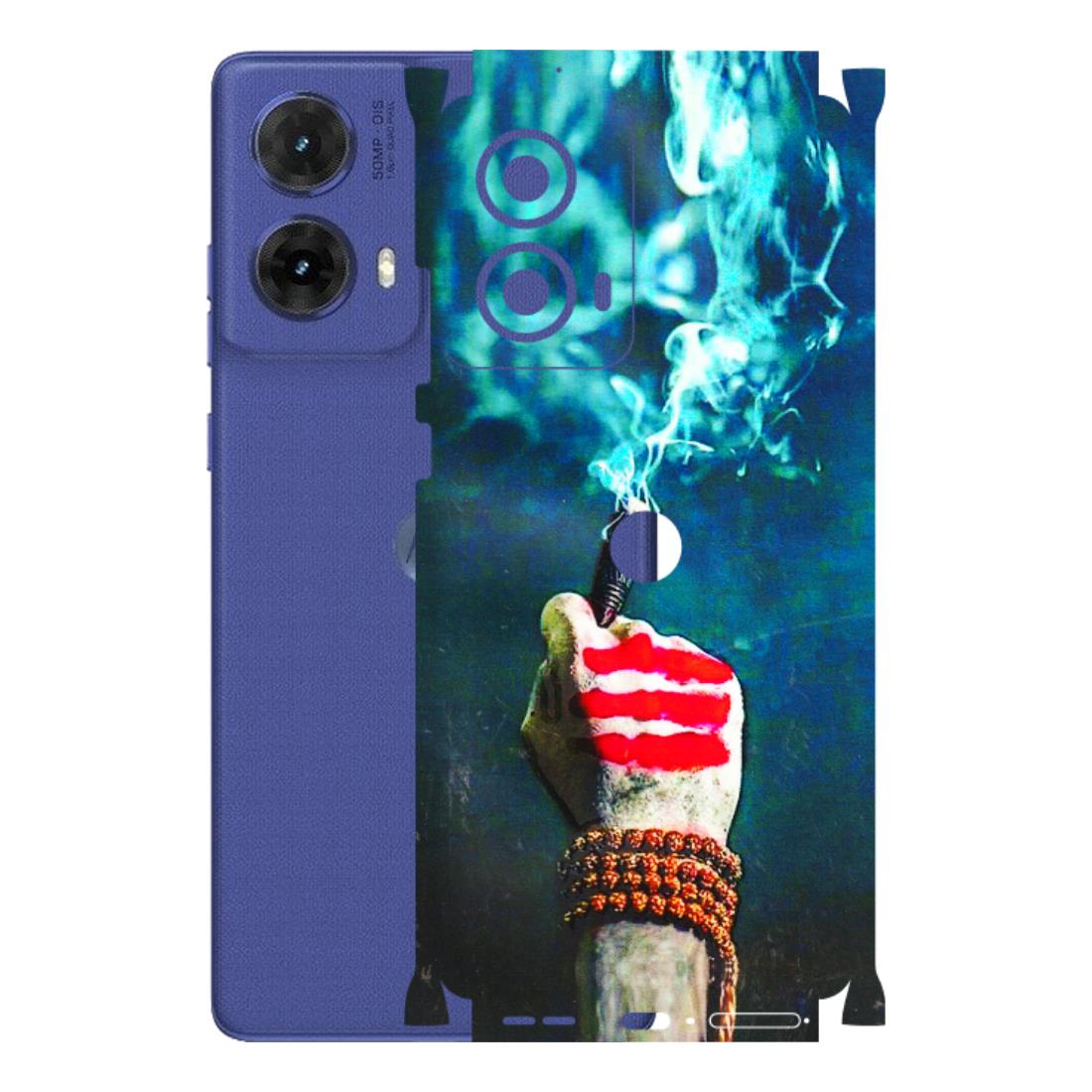 Motorola Phone Skins (All Models) - Mahadev Bhakt - 3D Embossed Finish (L-146) Motorola G85 (5G)