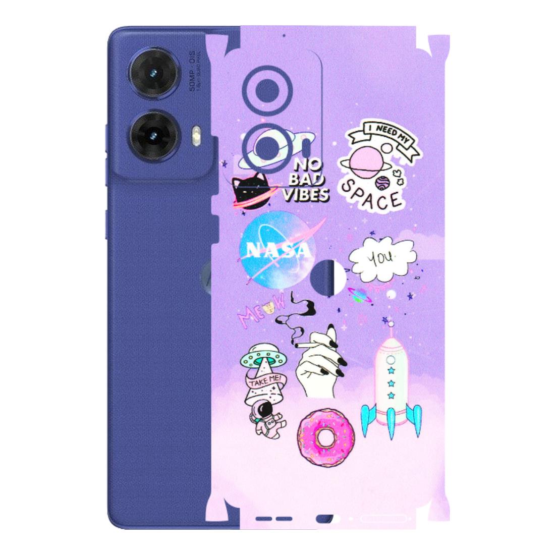 Motorola Phone Skins (All Models) - I Need My Nasa Skin - 3D Embossed Finish (L-149) Motorola G85 (5G)