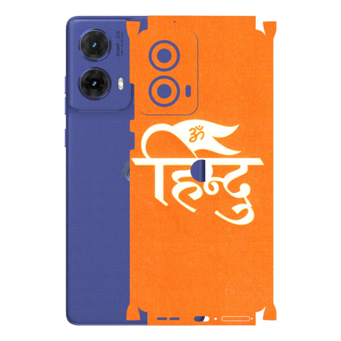 Motorola Phone Skins (All Models) - Hindu Kesari - 3D Embossed Finish (L-154) Motorola G85 (5G)