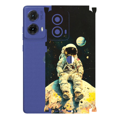 Motorola Phone Skins (All Models) - Astronaut in Space - 3D Embossed Finish (L-16) Motorola G85 (5G)