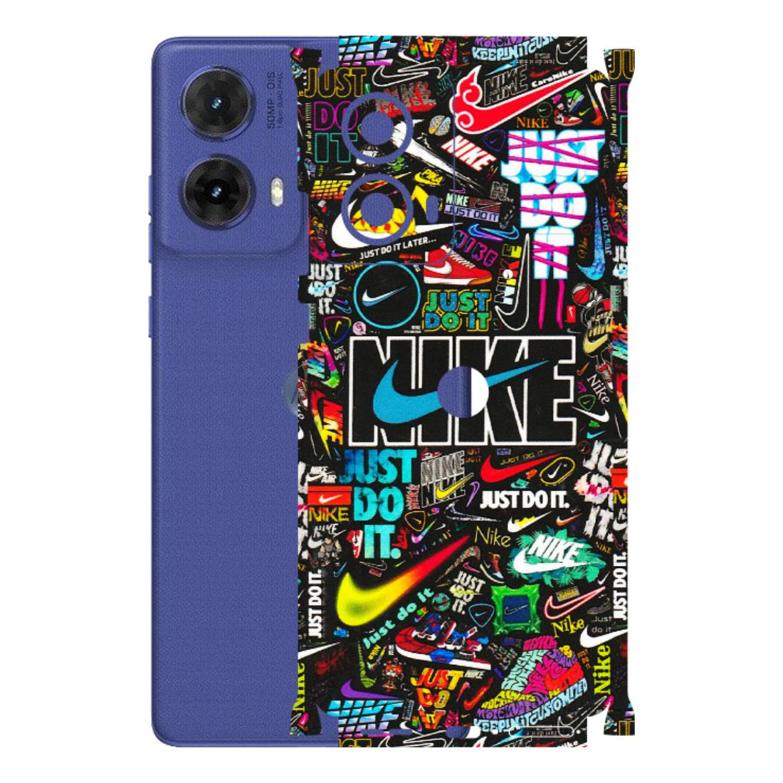 Motorola Phone Skins (All Models) - Just Do It Doodles - 3D Embossed Finish (L-166) Motorola G85 (5G)