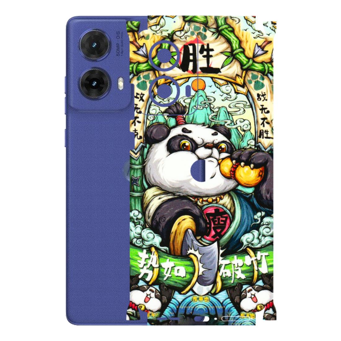 Motorola Phone Skins (All Models) - Royal Rich Panda - 3D Embossed Finish (L-170) Motorola G85 (5G)