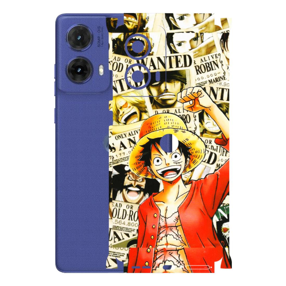 Motorola Phone Skins (All Models) - Luffy Anime - 3D Embossed Finish (L-177) Motorola G85 (5G)