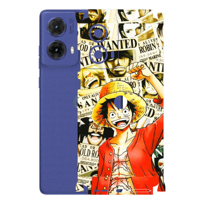 Motorola Phone Skins (All Models) - Luffy Anime - 3D Embossed Finish (L-177) Motorola G85 (5G)
