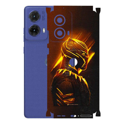 Motorola Phone Skins (All Models) - Gold Black Panther - 3D Embossed Finish (L-181) Motorola G85 (5G)