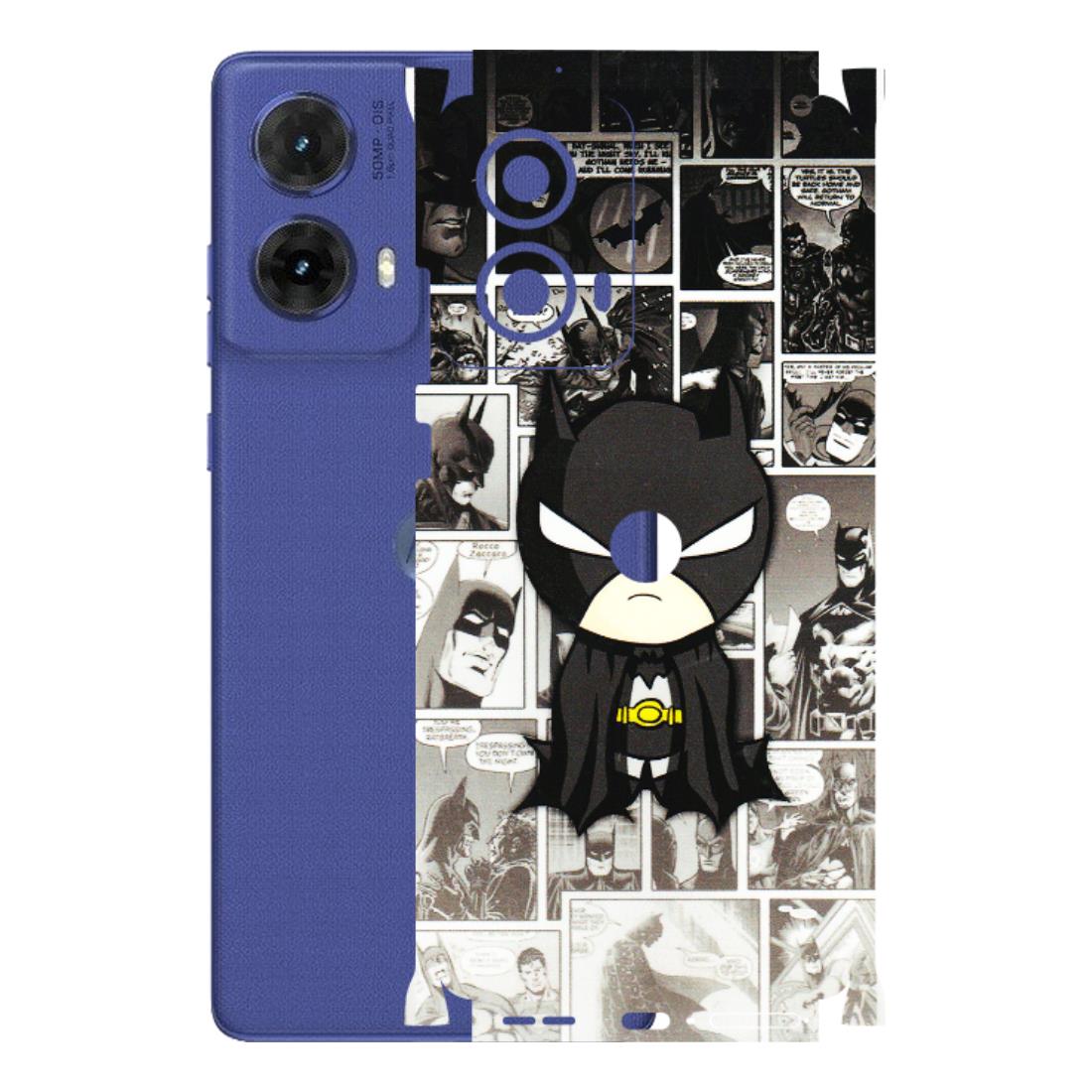 Motorola Phone Skins (All Models) - Toon Batman - 3D Embossed Finish (L-182) Motorola G85 (5G)