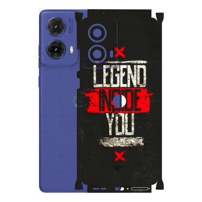 Motorola Phone Skins (All Models) - Legend Inside You - 3D Embossed Finish (L-186) Motorola G85 (5G)