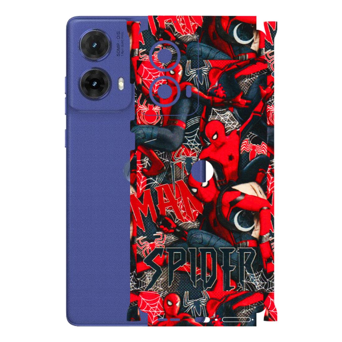 Motorola Phone Skins (All Models) - SpiderMan Cool - 3D Embossed Finish (L-188) Motorola G85 (5G)