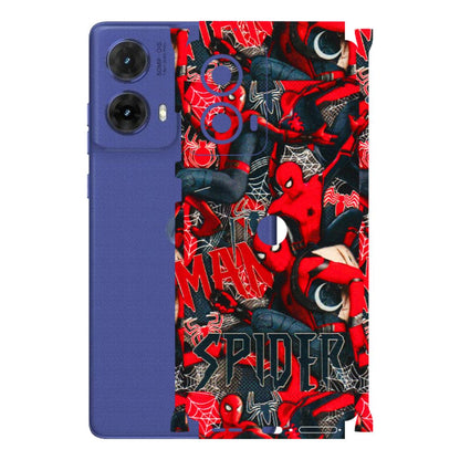 Motorola Phone Skins (All Models) - SpiderMan Cool - 3D Embossed Finish (L-188) Motorola G85 (5G)