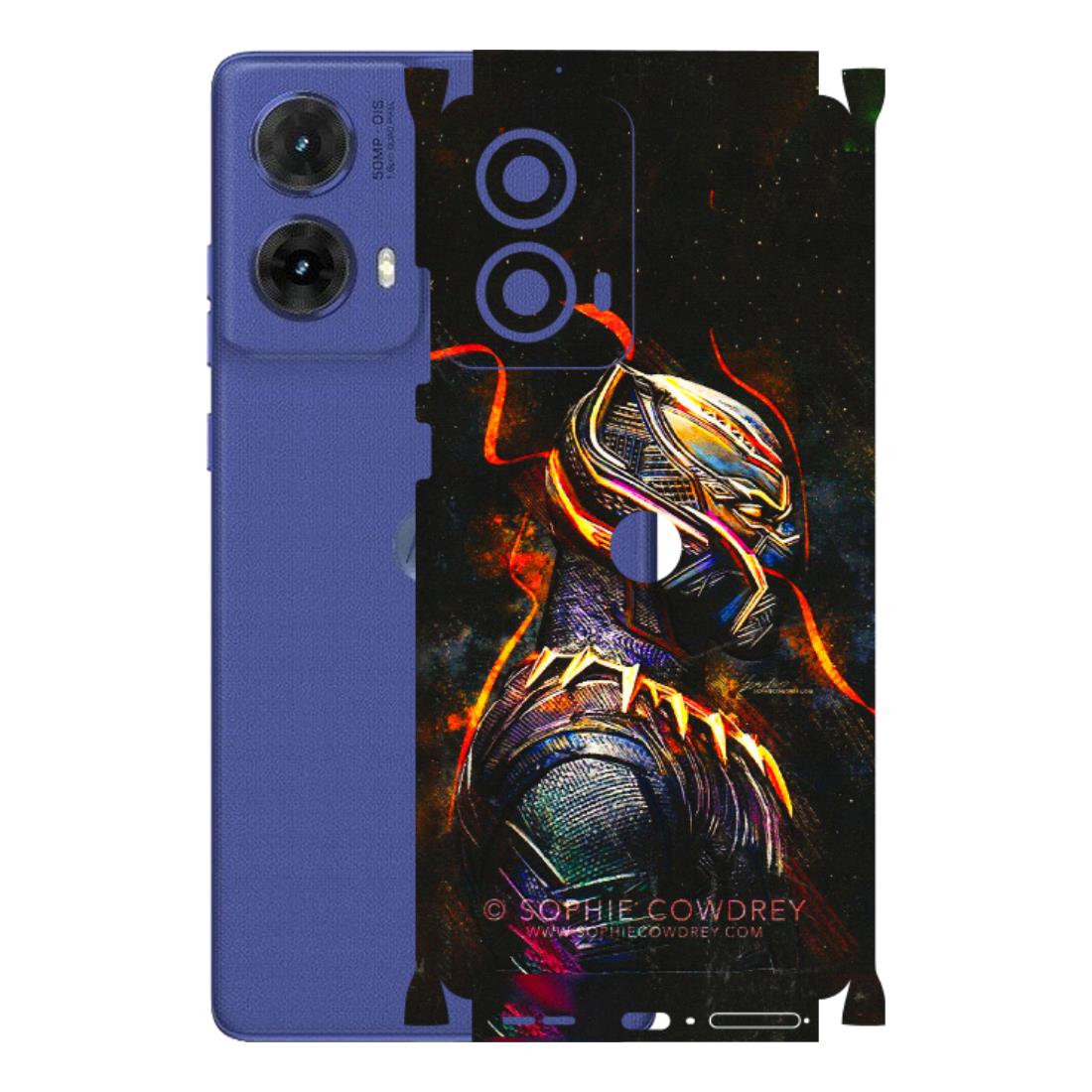 Motorola Phone Skins (All Models) - Black Panther - 3D Embossed Finish (L-190) Motorola G85 (5G)