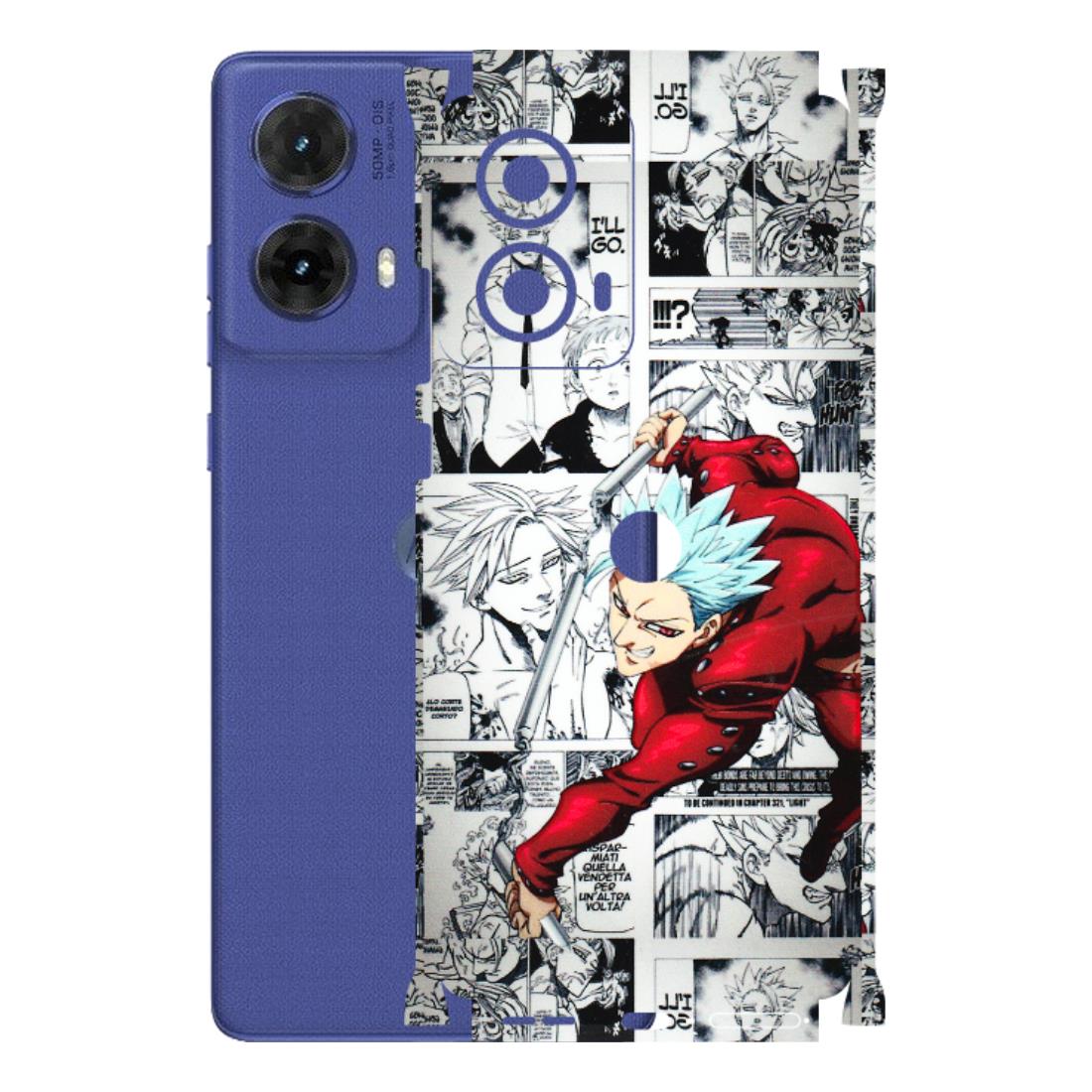 Motorola Phone Skins (All Models) - Anime Comic - 3D Embossed Finish (L-192) Motorola G85 (5G)
