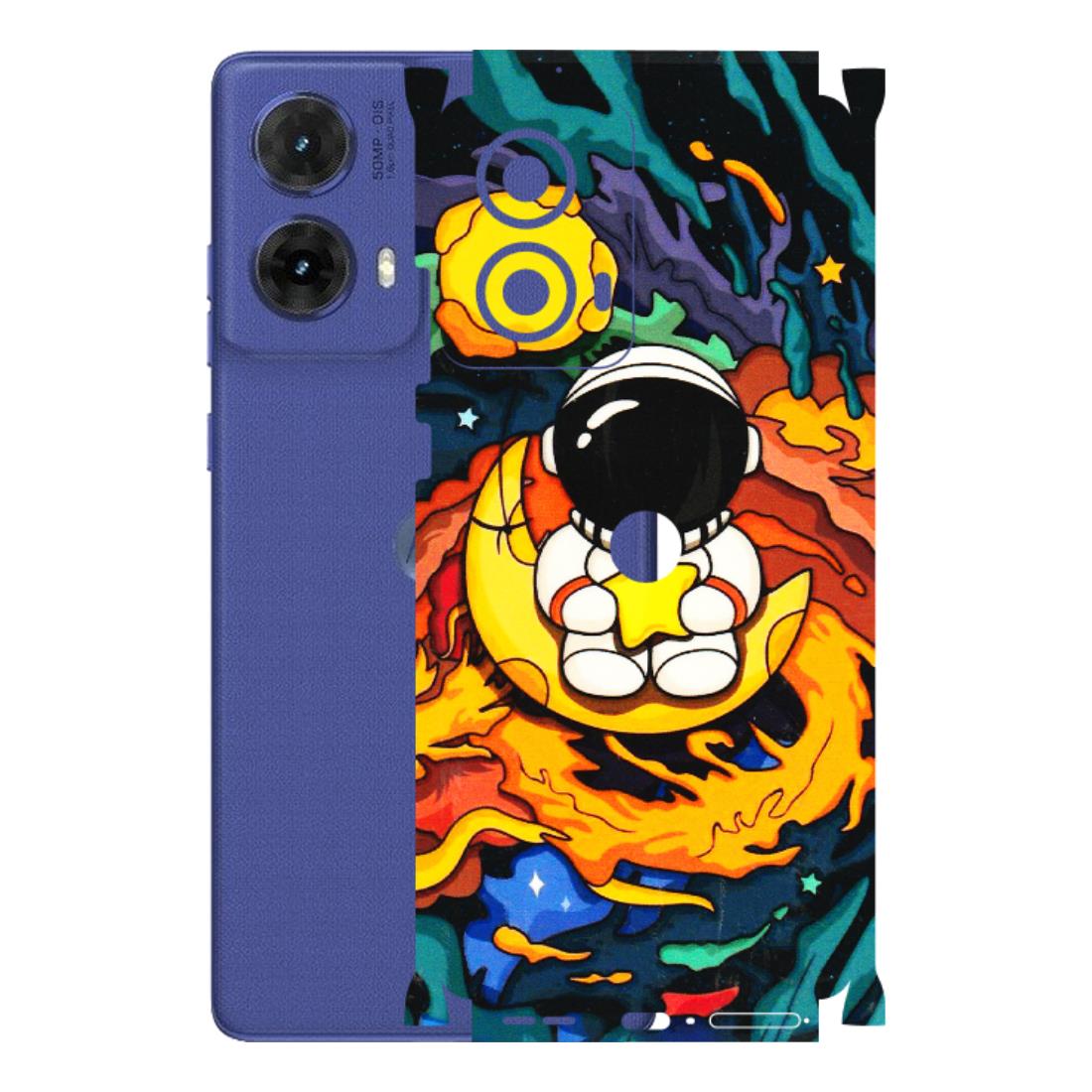 Motorola Phone Skins (All Models) - Baby Astronaut - 3D Embossed Finish (L-197) Motorola G85 (5G)