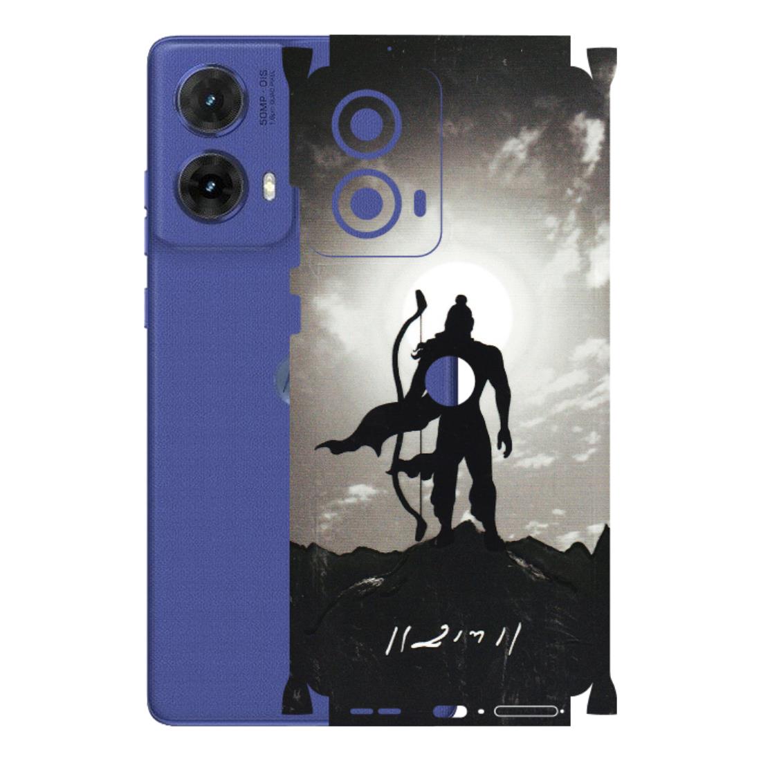 Motorola Phone Skins (All Models) - Jai Siya Ram - 3D Embossed Finish (L-200) Motorola G85 (5G)