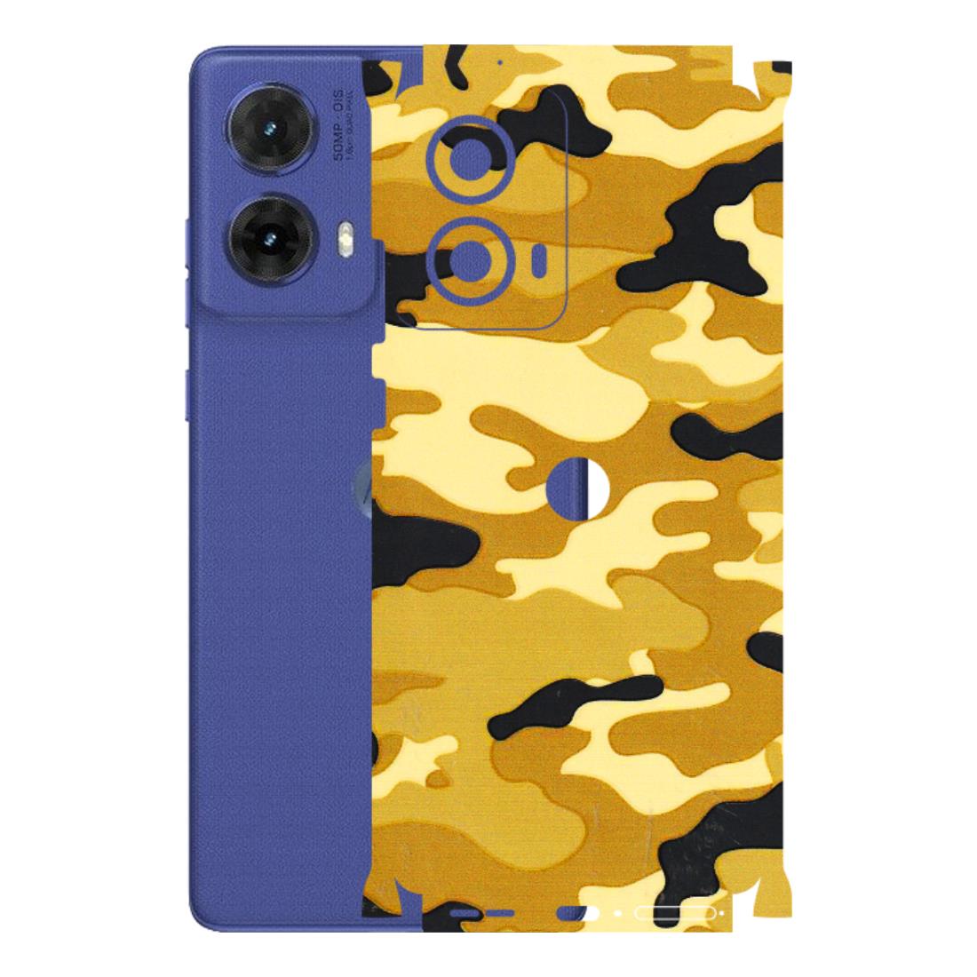 Motorola Phone Skins (All Models) - Indian Camo - 3D Embossed Finish (L-228) Motorola G85 (5G)