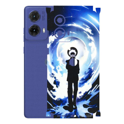 Motorola Phone Skins (All Models) - Satoru Gojo Dark Blue - 3D Embossed Finish (L-235) Motorola G85 (5G)
