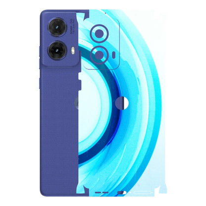 Motorola Phone Skins (All Models) - The Blue Curve - 3D Embossed Finish (L-244) Motorola G85 (5G)