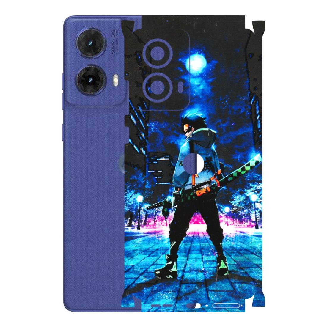 Motorola Phone Skins (All Models) - Demon Slayer Sword - 3D Embossed Finish (L-247) Motorola G85 (5G)