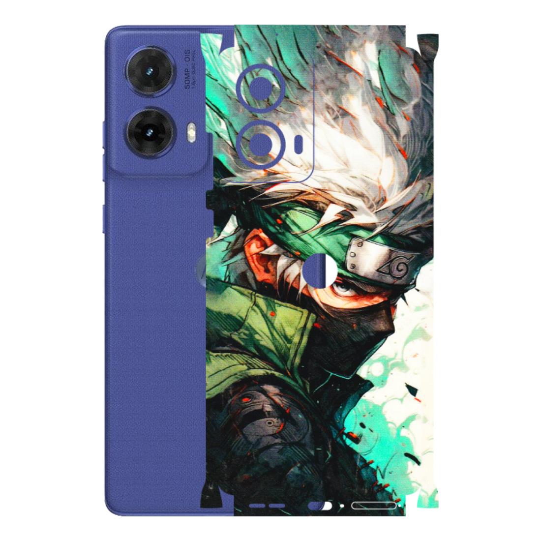 Motorola Phone Skins (All Models) - Kakashi Side Profile - 3D Embossed Finish (L-249) Motorola G85 (5G)