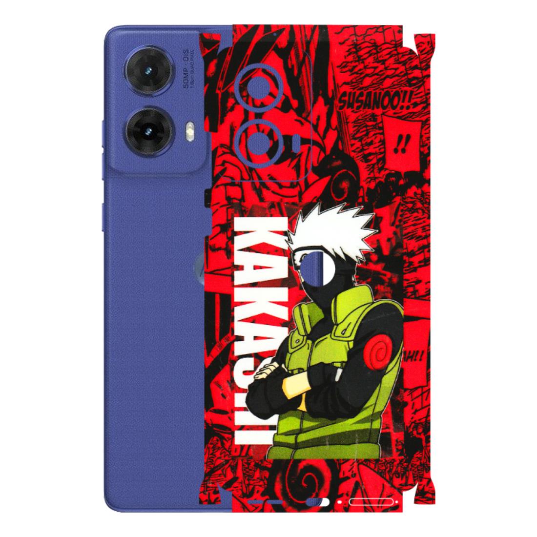 Motorola Phone Skins (All Models) - Kakashi Red Anime - 3D Embossed Finish (L-251) Motorola G85 (5G)