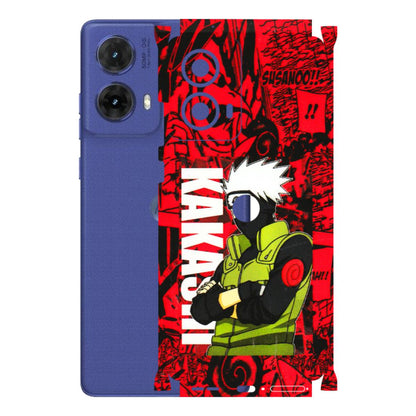 Motorola Phone Skins (All Models) - Kakashi Red Anime - 3D Embossed Finish (L-251) Motorola G85 (5G)