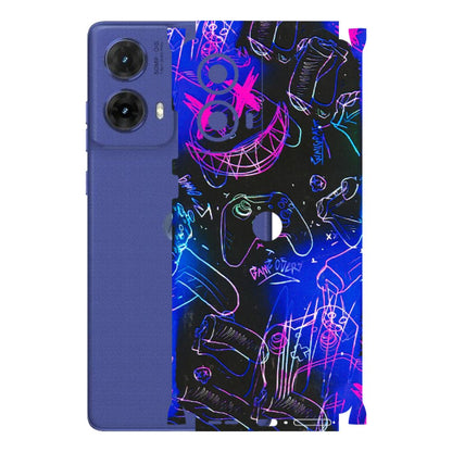 Motorola Phone Skins (All Models) - Gamers Paradise - 3D Embossed Finish (L-258) Motorola G85 (5G)