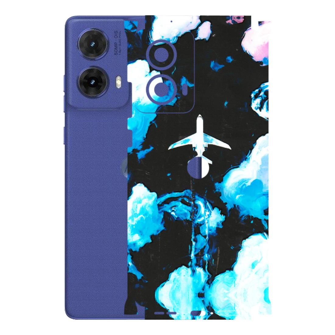 Motorola Phone Skins (All Models) - Travel In Airline - 3D Embossed Finish (L-264) Motorola G85 (5G)